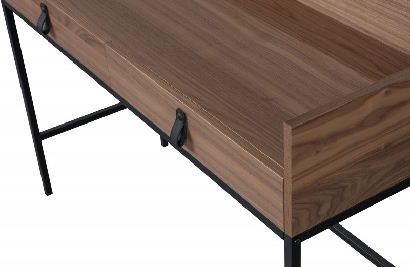 DESK IO WALNUT 2 DRAWER 120 - CONSOLES, DESKS